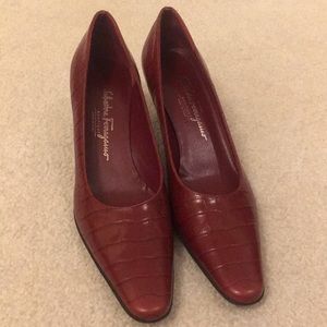 Salvatore Ferragamo Leather Heels